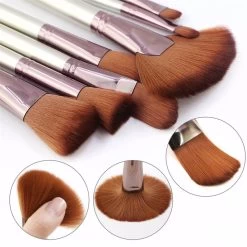 Beakey 22 Pcs Makeup Brushes Blush Fan Eyeshadow Brushes Set With Storage Bag-Black -Beauty Products Store dc9b7e489a87856be11ad2a835b4f124