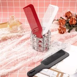 3 Pack Barber Combs Clipper Comb Flat Top Clipper Comb Hair Cutting Combs Red White Black -Beauty Products Store e8a82a1347a8215af0c6434e917d6b2a