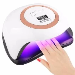 Gominimo UV LED Nail Lamp With 4 Timer Setting And 1 Mini Nail Lamp (White) -Beauty Products Store f2b1685978c11006777efe74c553af95