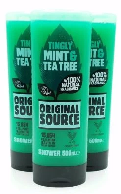 Original Source Body Wash Tingly Mint & Tea Tree Shower Gel 500ml 5PK