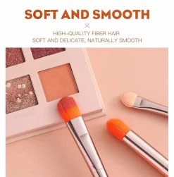 Beakey 20Pcs Makeup Brush Set Fluorescence SeriesEye Shadow Brush-Orange -Beauty Products Store f5873edc97ed1a6557a0cdaeeba8eed8 3